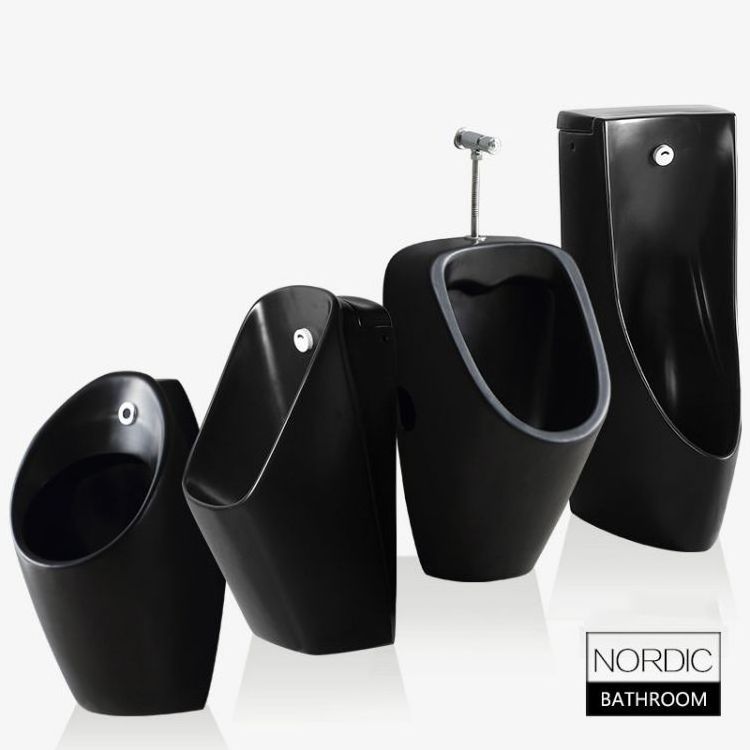 High quality siphon flushing wc wall hung urinal sensor Washout urinals urinoir homme for men toilet spill proof