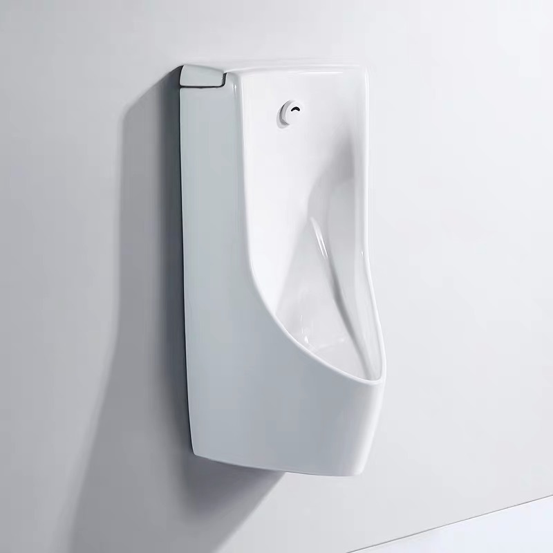 Hot selling bathroom automatic flushing valve wall mount white porcelain toilet ceramic wc sensor urinal