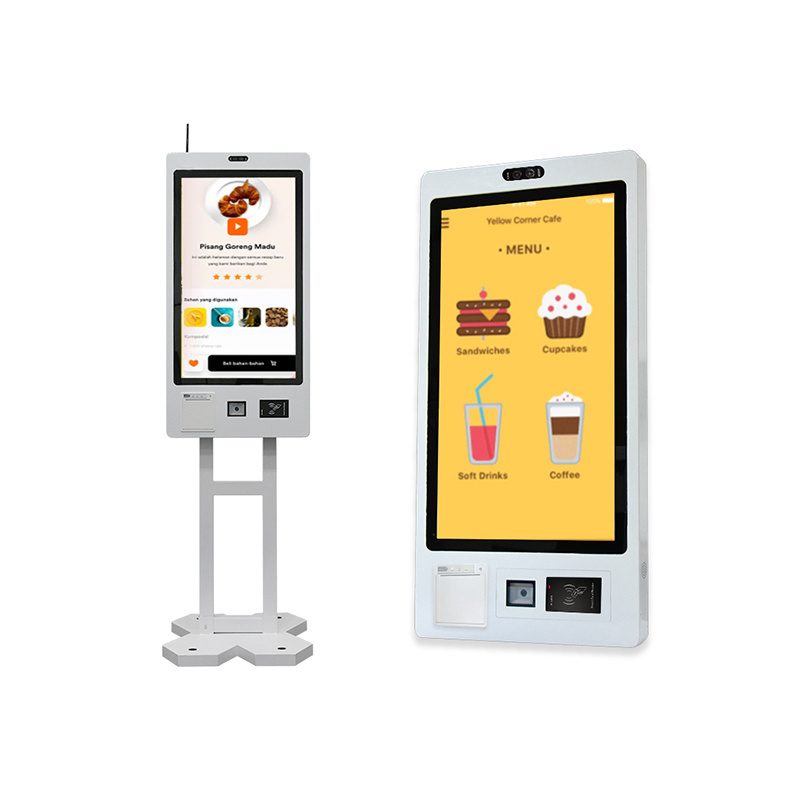 self ordering kiosk in restaur self service cash receiver parking payment machine