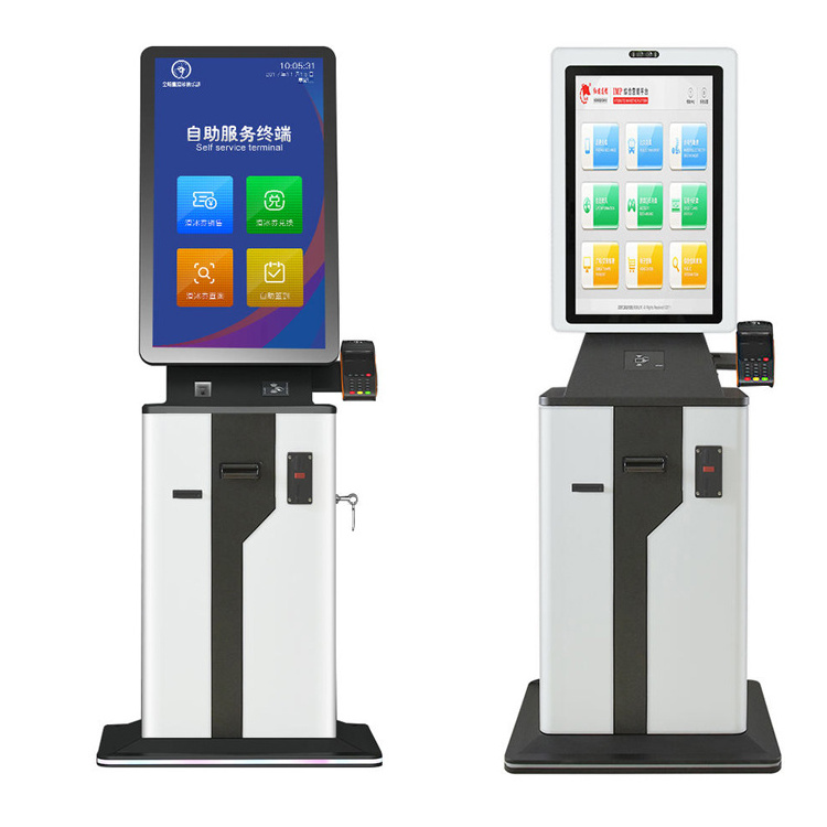 Crtly Parking Payment Kiosk Customized Cash Accept Ticket Vending Parking Car Park Paying Machines