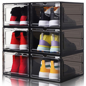 folding storage box for shoes  organizer  wooden giant shoe box trainer sneaker shoe storage