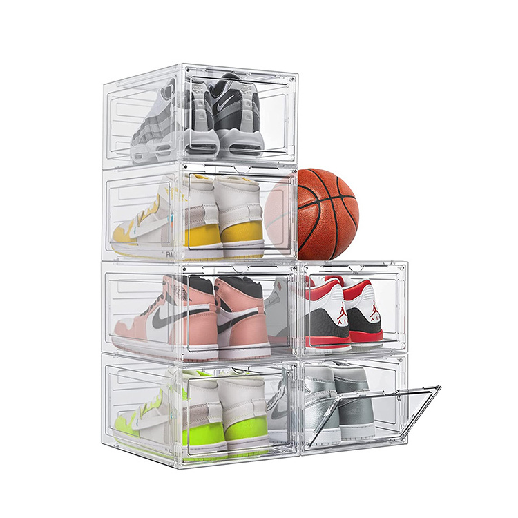 Display Case Plastic Shoe Box Storage