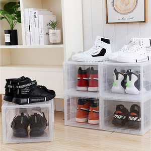 shoe box display closet storage organizer