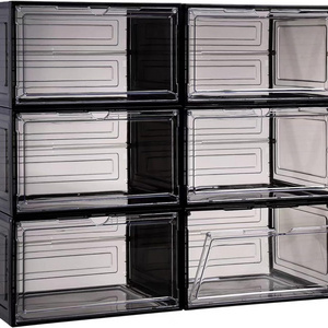 shoe storage box clear  acrylic shoe storage box stackable