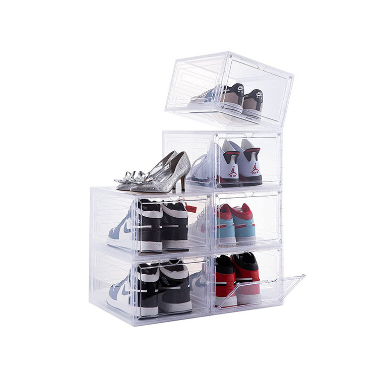 Display Case Plastic Shoe Box Storage