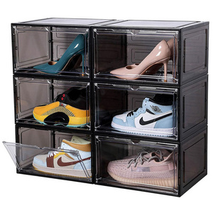 foldable shoes rack storage box  thickened  shoe box storage box