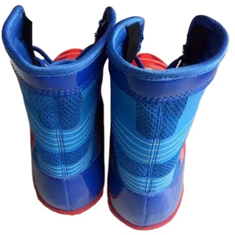 Wholesale custom professional leather sport boots boxing shoes for men