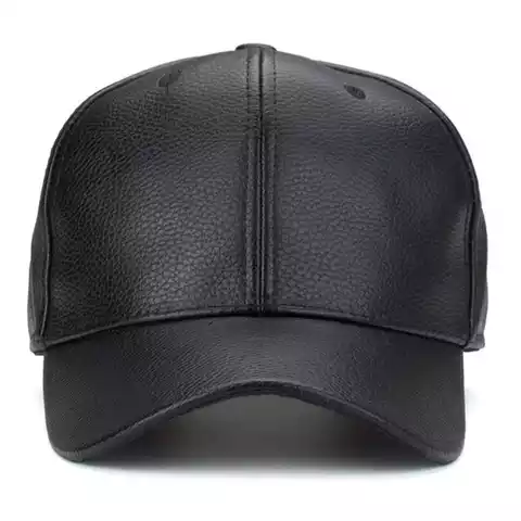 leather p cap baseball cap with custom logo