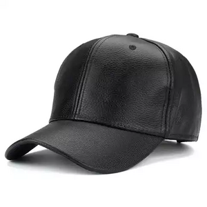 leather p cap baseball cap with custom logo