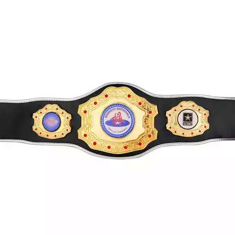 Whole Sale Custom High Quality leather or PU Leather Zinc Alloy  Championship Belt