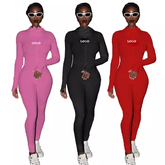 Women Sexy Slim Fit Jump Suit / Women Jumpsuit with Custom Logo