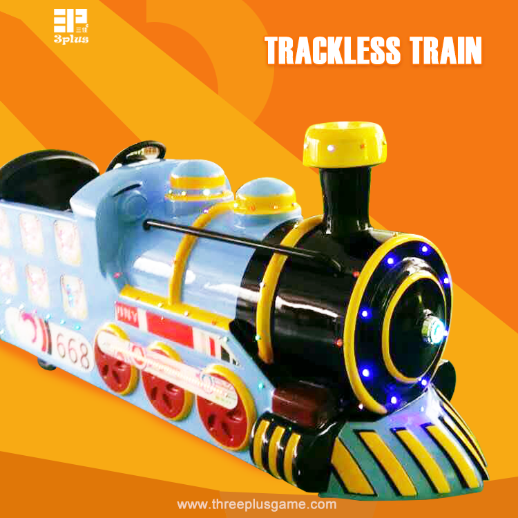 Threeplus cheap thomas train kiddie rides amusement rides electric trackless train for sale