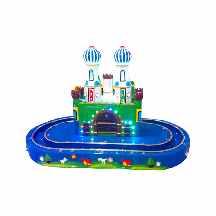 Threeplus kids ride on toys train amusement park track train for sale