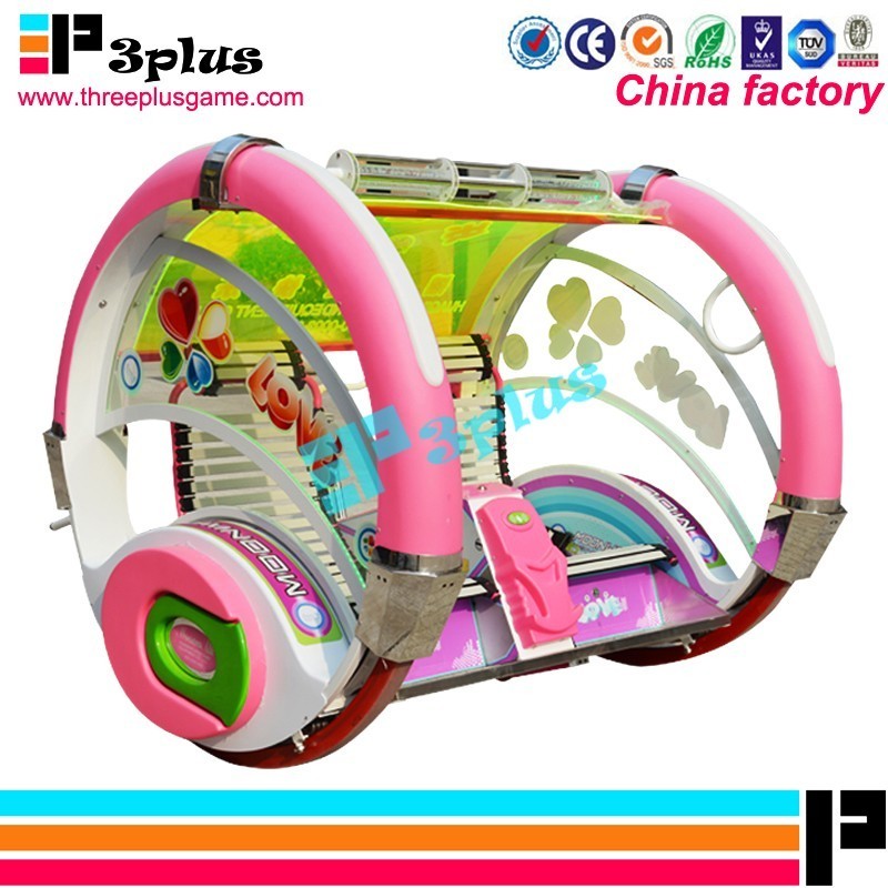 Amusement park rides 360 degree wheel rotating rolling car electric happy car le bar car for adults