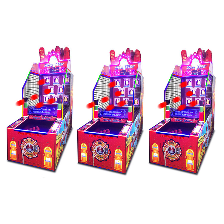 Kids Coin Operated Amusement Park Shooting Game Arcade Prize Redemption Games Machines Shooting Ball Game For Children