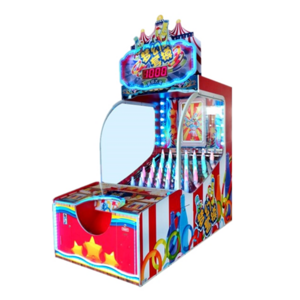 Threeplus coin operated carnival hit the clown redemption lottery ticket machine for sale