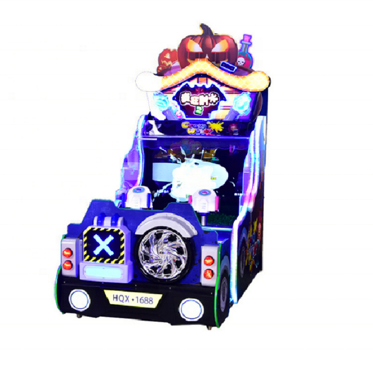 Threeplus indoor parent child crazy water 2 shooting arcade game machine