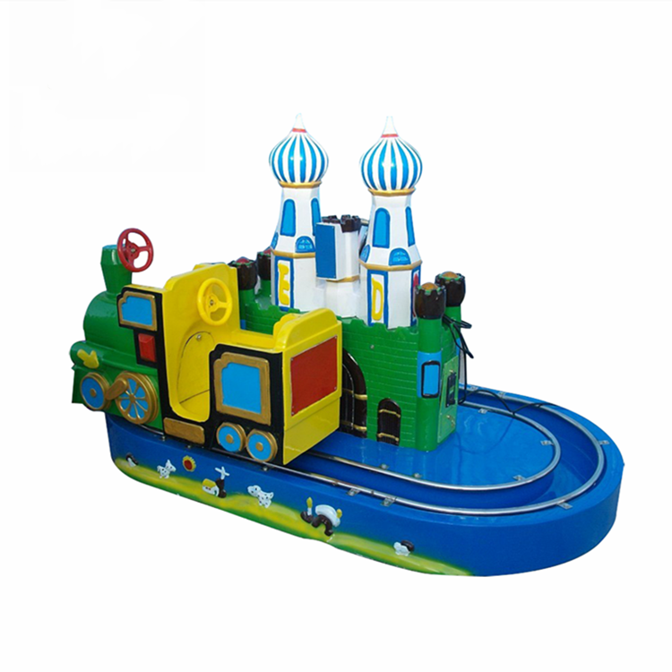 Threeplus kids ride on toys train amusement park track train for sale