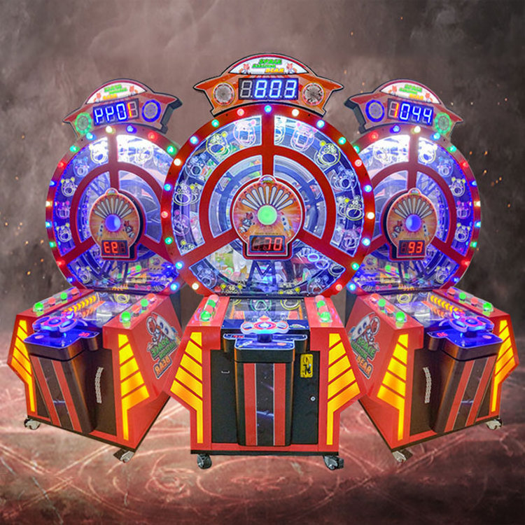 High Profit Coin Operated Arcade Game Machine Little Bear Ferris Wheel Lottery Ticket Arcade Lucky Draw Machine