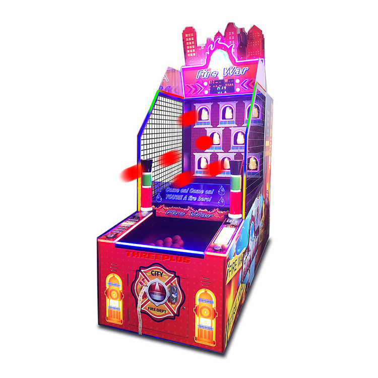 Kids Coin Operated Amusement Park Shooting Game Arcade Prize Redemption Games Machines Shooting Ball Game For Children