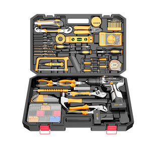 Hardware Electrical Power Combo Kit Cordless Drill Machine Set Other Hand Wrench Tool Box Set Tools Hardware Tool	Kit Sets