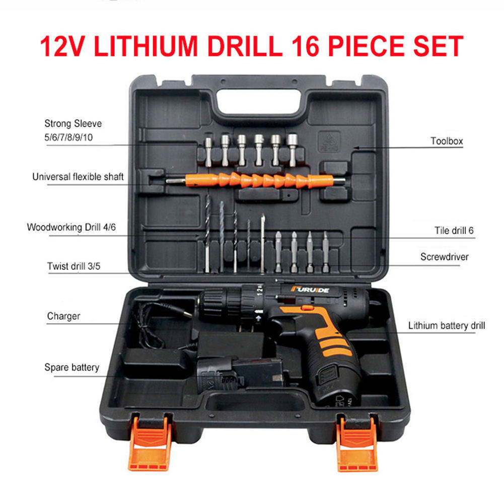 Household battery art knife professional power screwdrivers drill machine set hand tools electric tool set