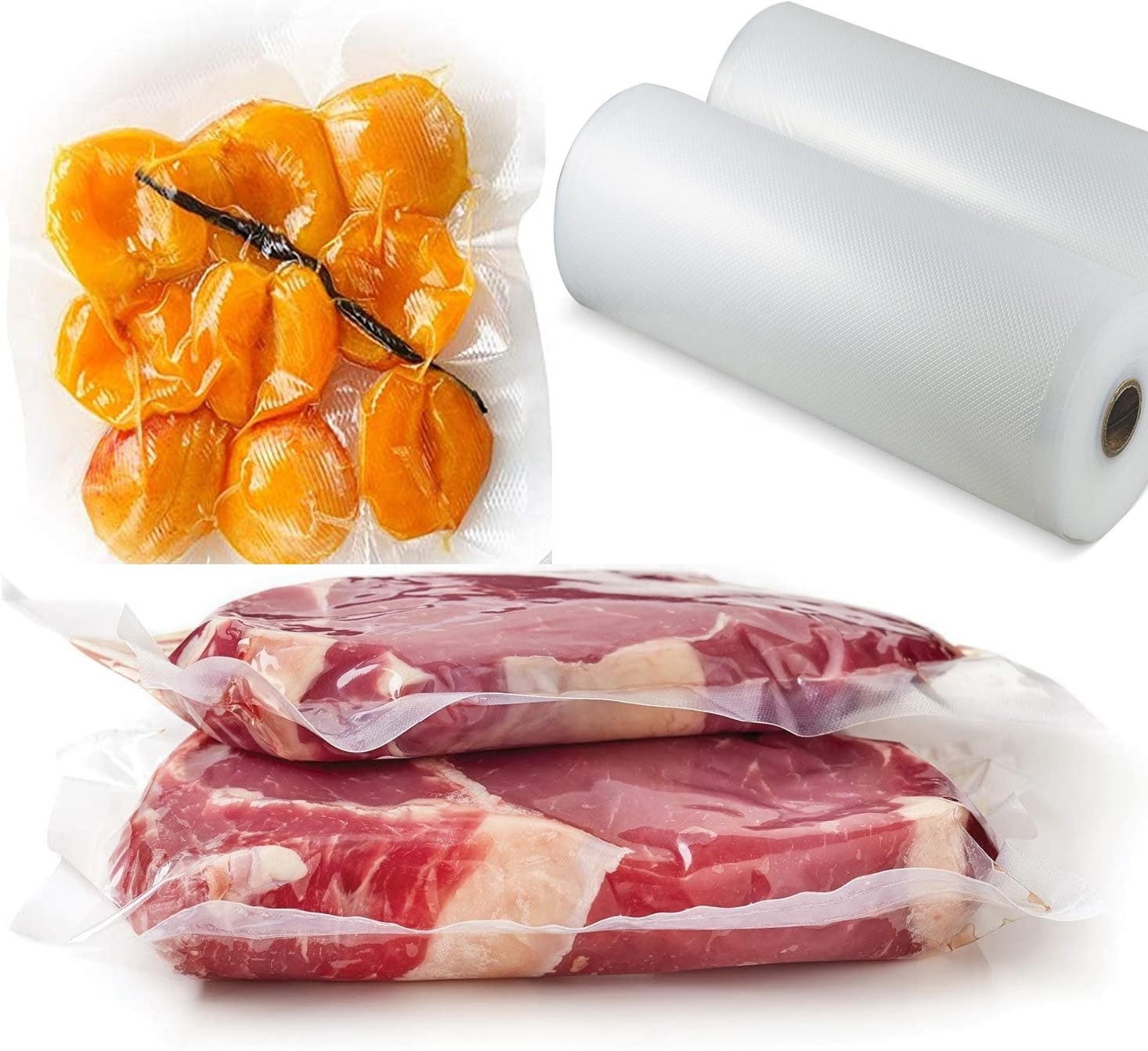 Freezer Safe Sealable Food Vacuum Packaging Bag