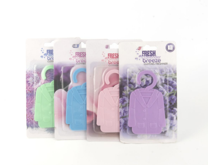 New Products PVC Home Wardrobe Sachets Closet Hanging Clothes Air Freshener With Private Logo long lasting smell