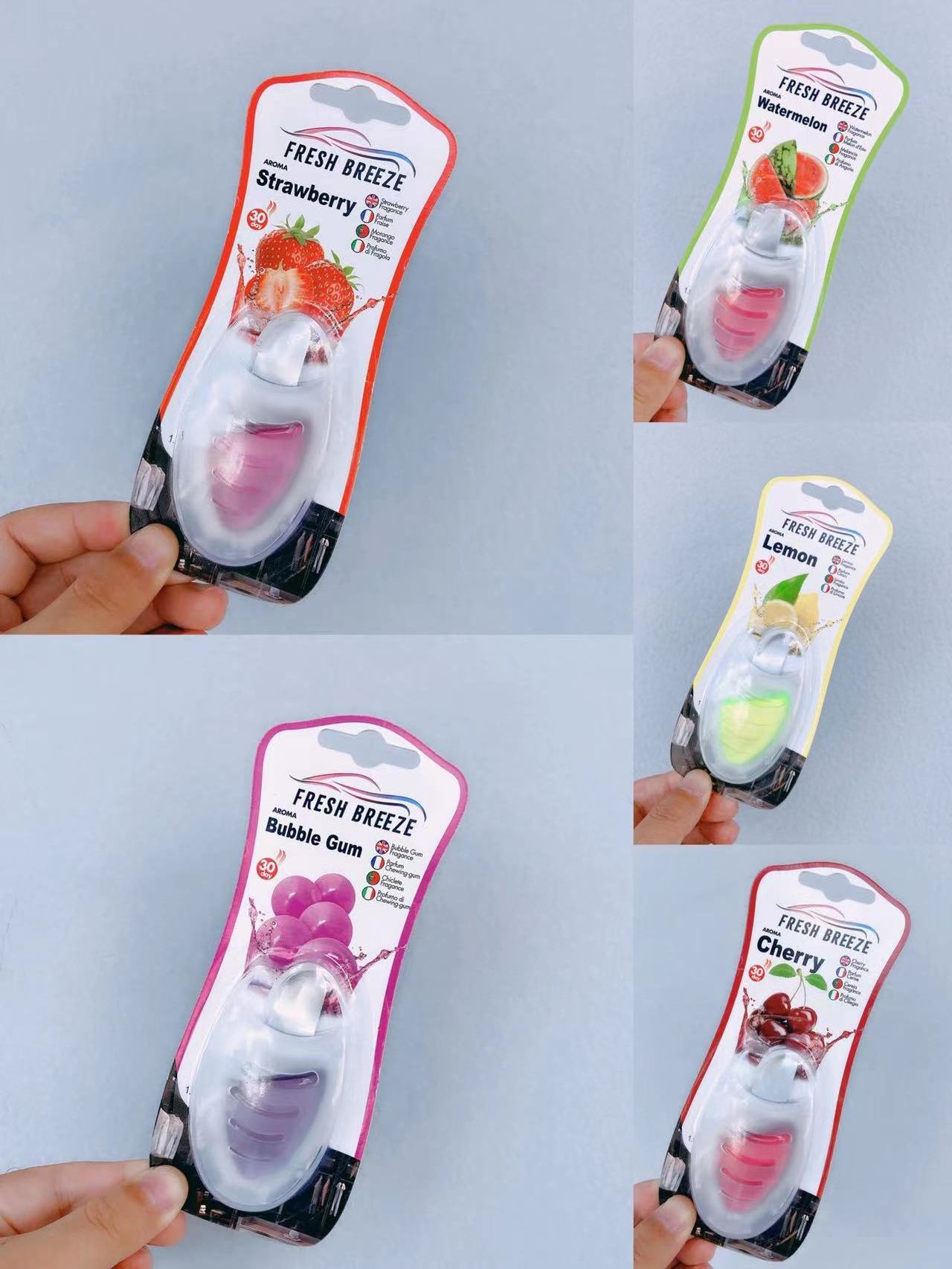 5ml customize scents car hanging Squash membrane gel air freshener Home freshened China Pet Freshener