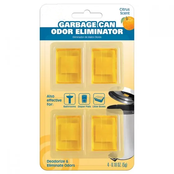 Magic Garbage Can Odor Eliminator Lemon Fragrance Absorbs and Eliminates Odors in Your Home 4 Adhesive Gels