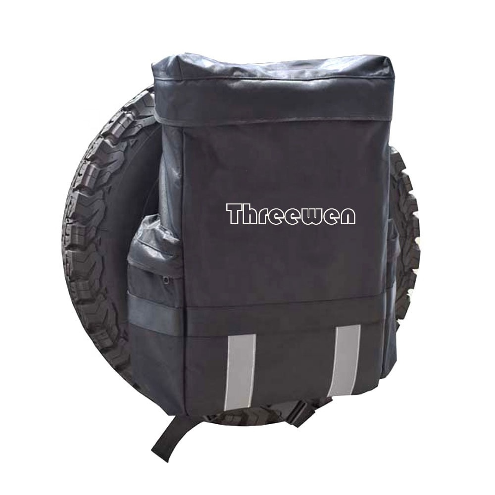 Threewen Heavy duty Universal waterproof customs Spare Tire Trash bag Large capacity cargo spare time storage bag