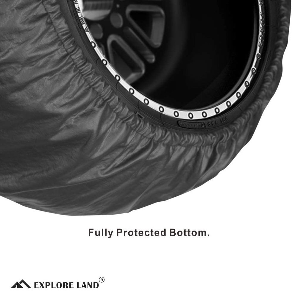 Threewen Wholesale Customized logo Durable Spare Tire cover Soft Waterproof Tough Tire Wheel Soft Cover