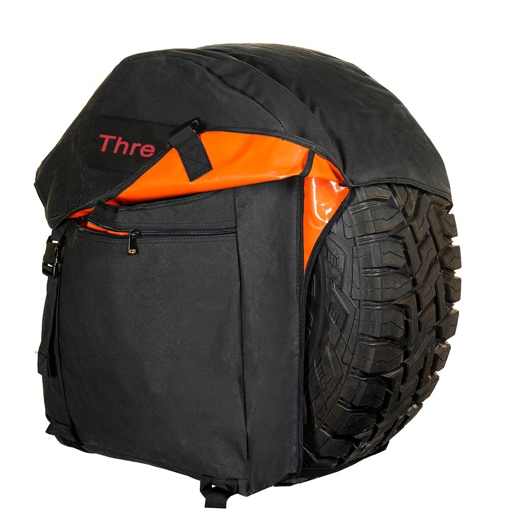 Heavy Duty Customized 56L spare tyre bag 4x4 Off-Road spare tyre bags for outdoor adventure