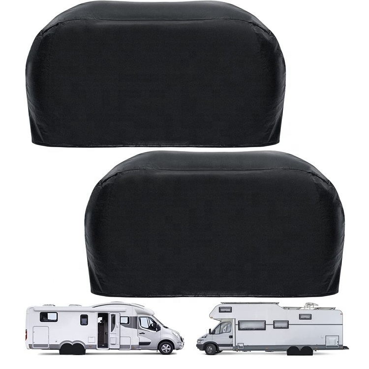 High Quality RV Dual Tire Covers for RV Truck Trailer Waterproof RV Dual Tire Covers