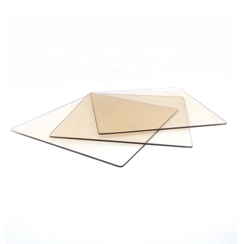 1.1mm 2mm flat borosilicate safety glass sheet for telescope mirror blanks