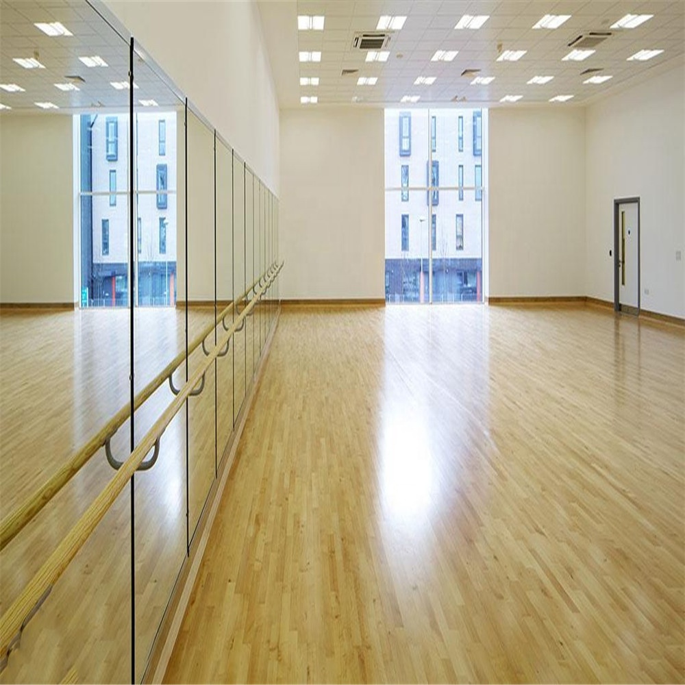 modern large frameless cut to size standard gym dance studio wall mirrors