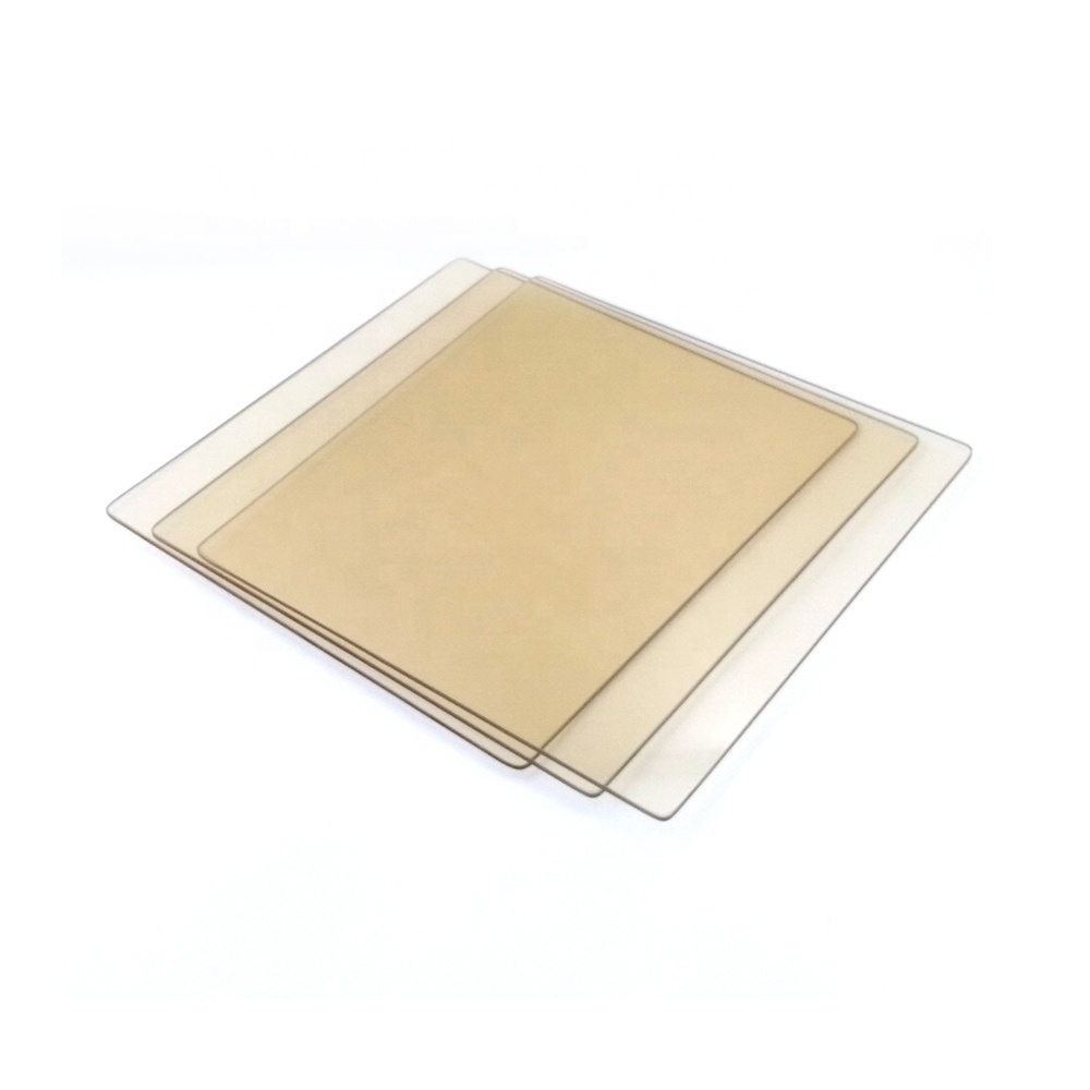 1.1mm 2mm flat borosilicate safety glass sheet for telescope mirror blanks