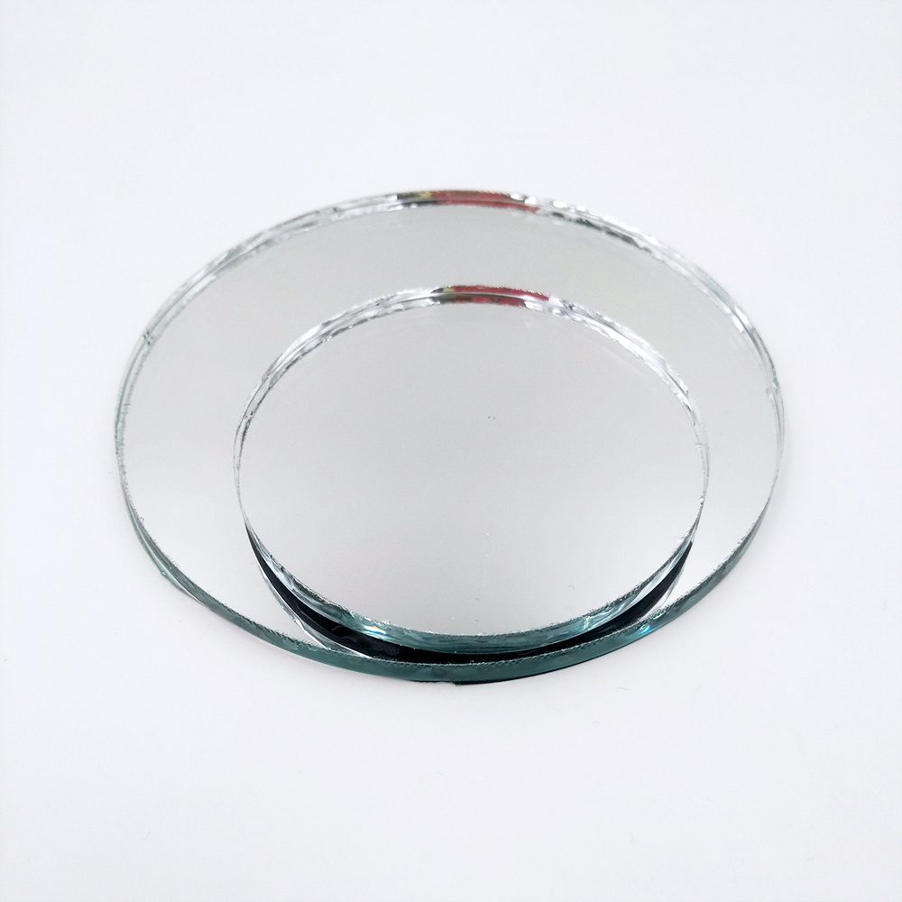 Frameless Makeup Cut Pieces Size Round Square Rectangle Oval Shape Glass 1mm Small Mirrors