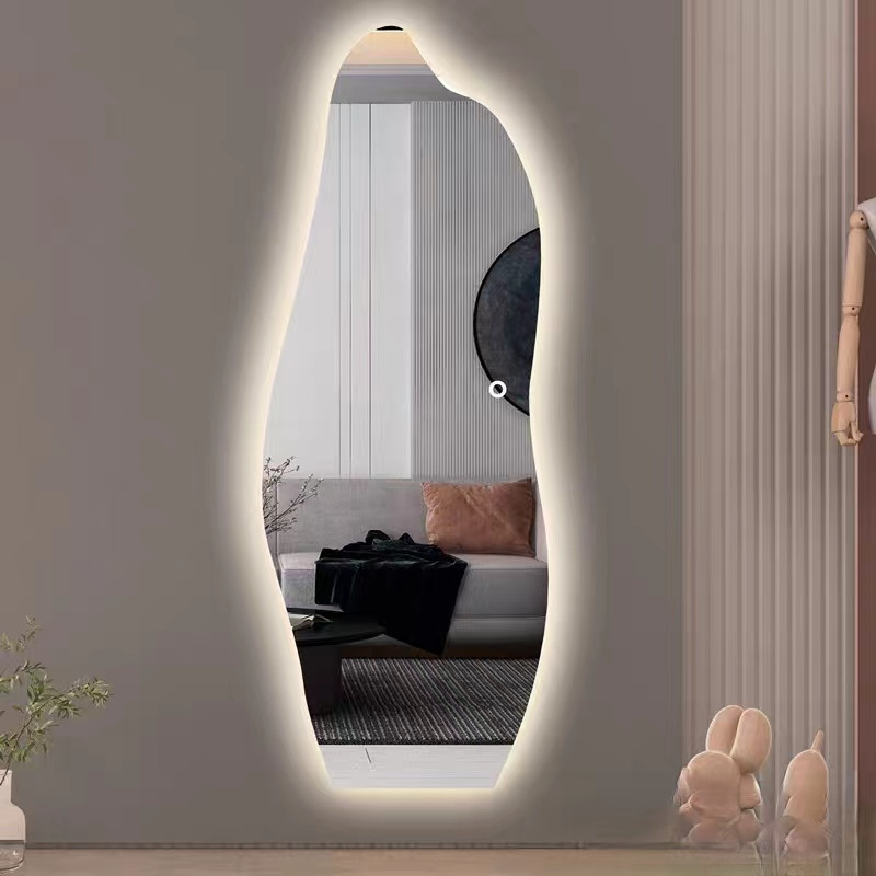 Smart LED Mirror Strip Light 12v Salon Standing Mirror Light Touch Sensor Switch Full Body Mirror