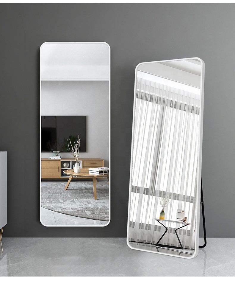 Full body mirror for dressing, floor to ceiling mirror for home use, for girls, bedroom makeup, 3D, fitting, Instagram style