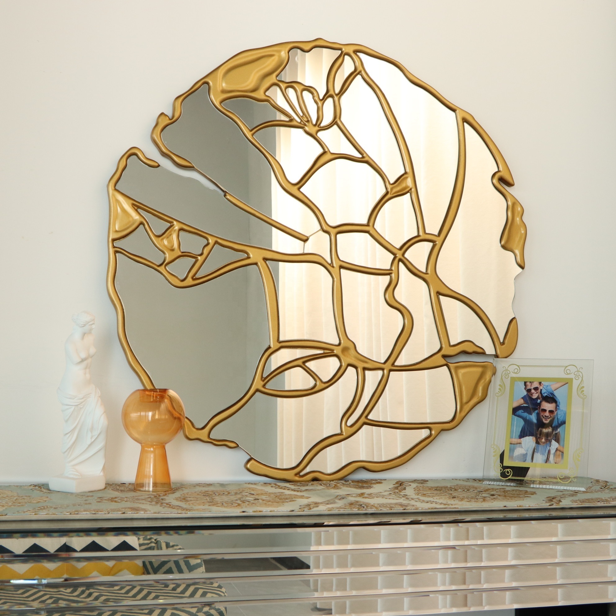 New stylish hanging modern long decor wall living room wall art decorative mirrors