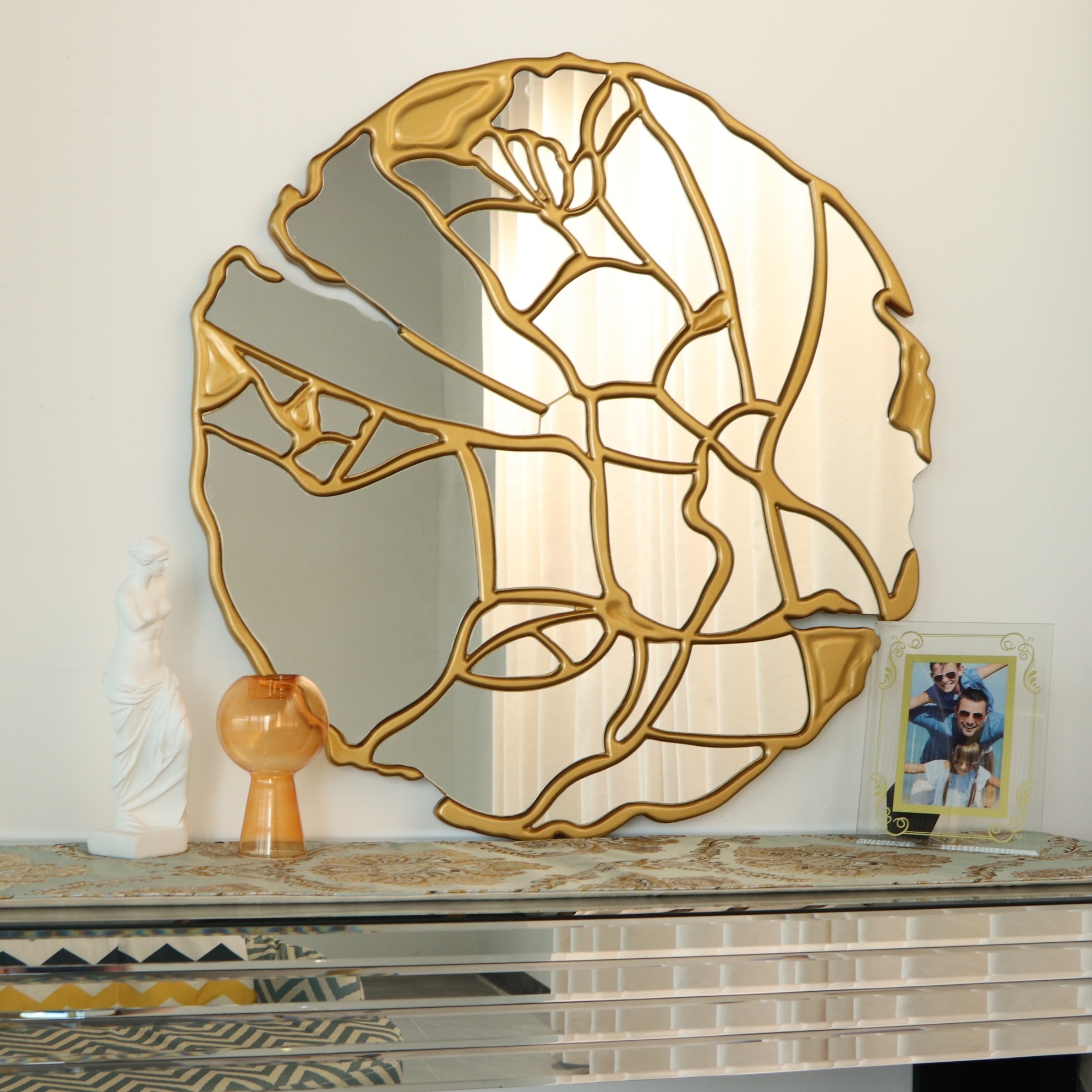 New stylish hanging modern long decor wall living room wall art decorative mirrors