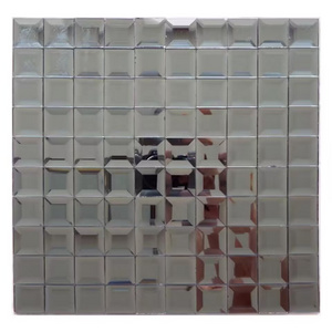 Factory Price Mosaic Mirror Tiles Hot Selling Beautiful Sticker Tile Adhesive Mirror