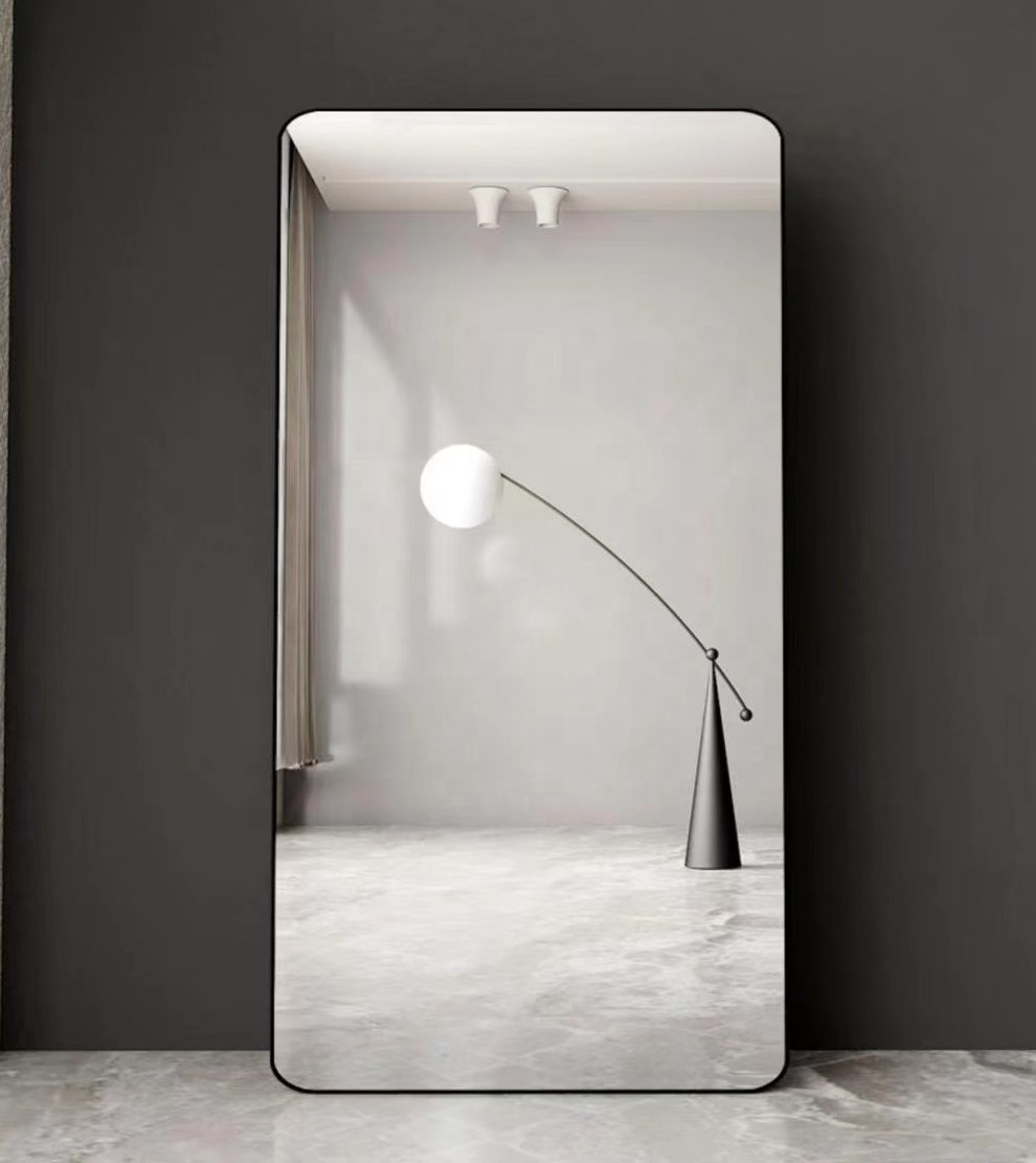 Full body mirror for dressing, floor to ceiling mirror for home use, for girls, bedroom makeup, 3D, fitting, Instagram style