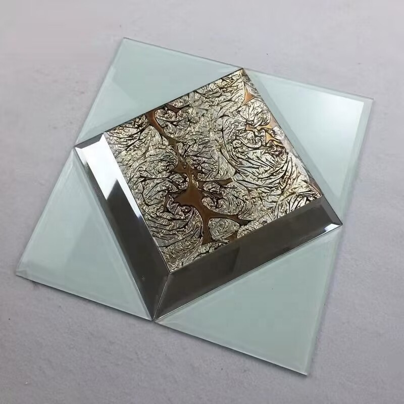 Wholesale Stick On Mirror Tiles Decorative Wall Top Quality Multi Shape Mirror Glass Mosaic Tiles