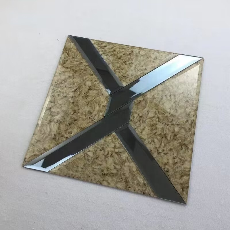 Wholesale Stick On Mirror Tiles Decorative Wall Top Quality Multi Shape Mirror Glass Mosaic Tiles