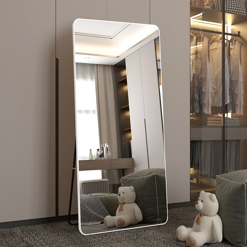 Full body mirror for dressing, floor to ceiling mirror for home use, for girls, bedroom makeup, 3D, fitting, Instagram style