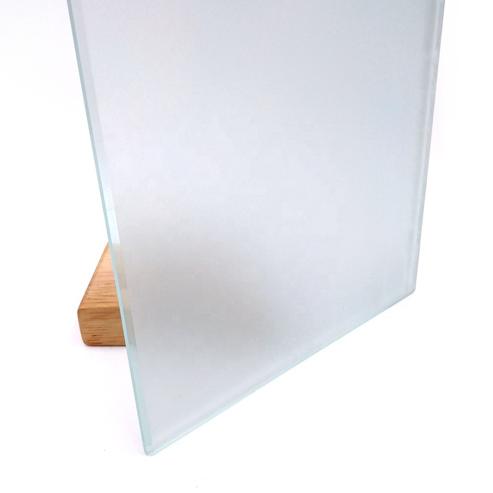 non-transmittance interior tempered frosted glass kitchen cabinet doors