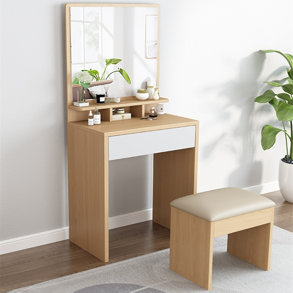 European makeup table bedroom modern storage dresser mirror furniture dressing table