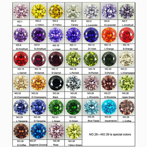 Thriving Gems Synthetic CZ Stone Loose Gemstone 2-3mm Color Zirconia Gemstone Price